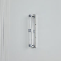 Alabanda Double Transparent Acrylic Chrome Led Wall Sconce - Heka Lighting & Trading Limited