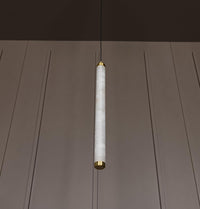 Albina Marble Antique Vertical Pendant Light 45 Cm - Heka Lighting & Trading Limited