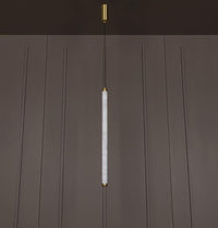 Albina Marble Antique Vertical Pendant Light 64 Cm - Heka Lighting & Trading Limited