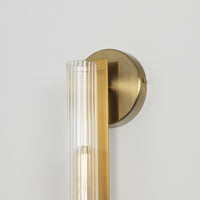 Alfa Transparent Glass Antique Led Wall Sconce - Heka Lighting & Trading Limited