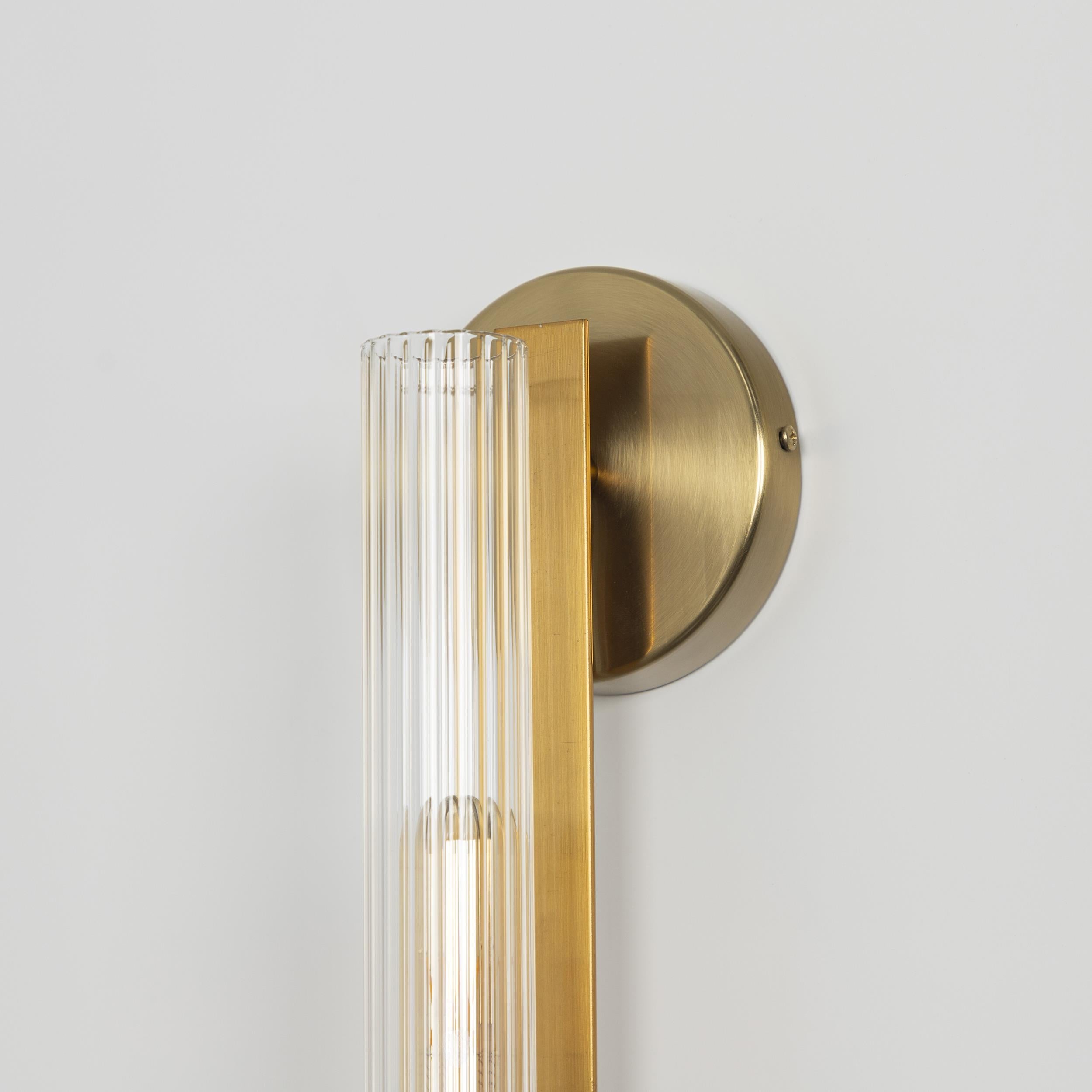 Alfa Transparent Glass Antique Led Wall Sconce - Heka Lighting & Trading Limited