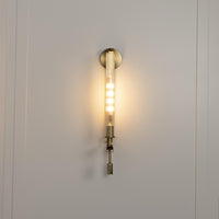 Alfa Transparent Glass Antique Led Wall Sconce - Heka Lighting & Trading Limited