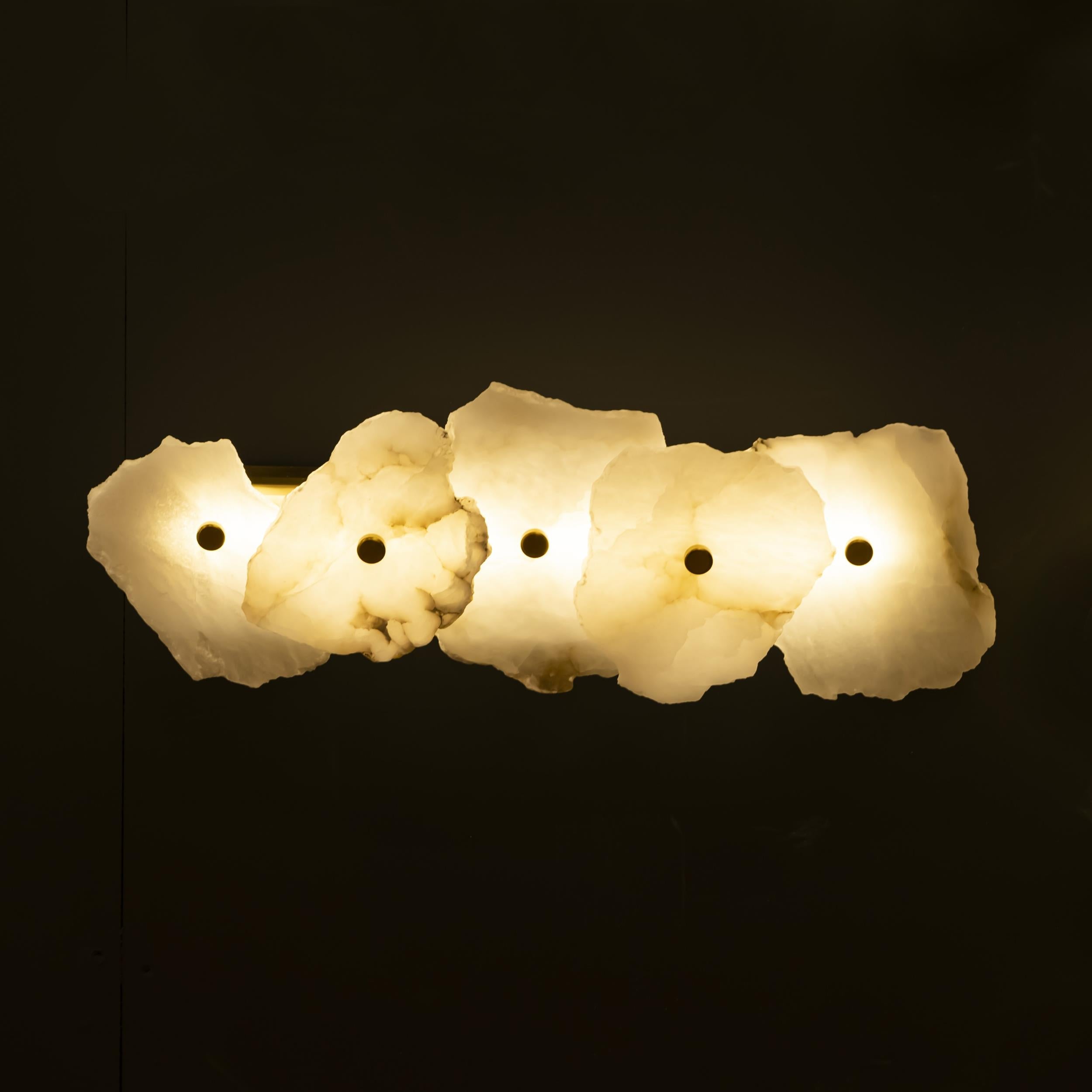Anvers 5 Piece Marble Antique Led Wall Sconce - Heka Lighting & Trading Limited
