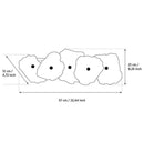 Anvers 5 Piece Marble Antique Led Wall Sconce - Heka Lighting & Trading Limited