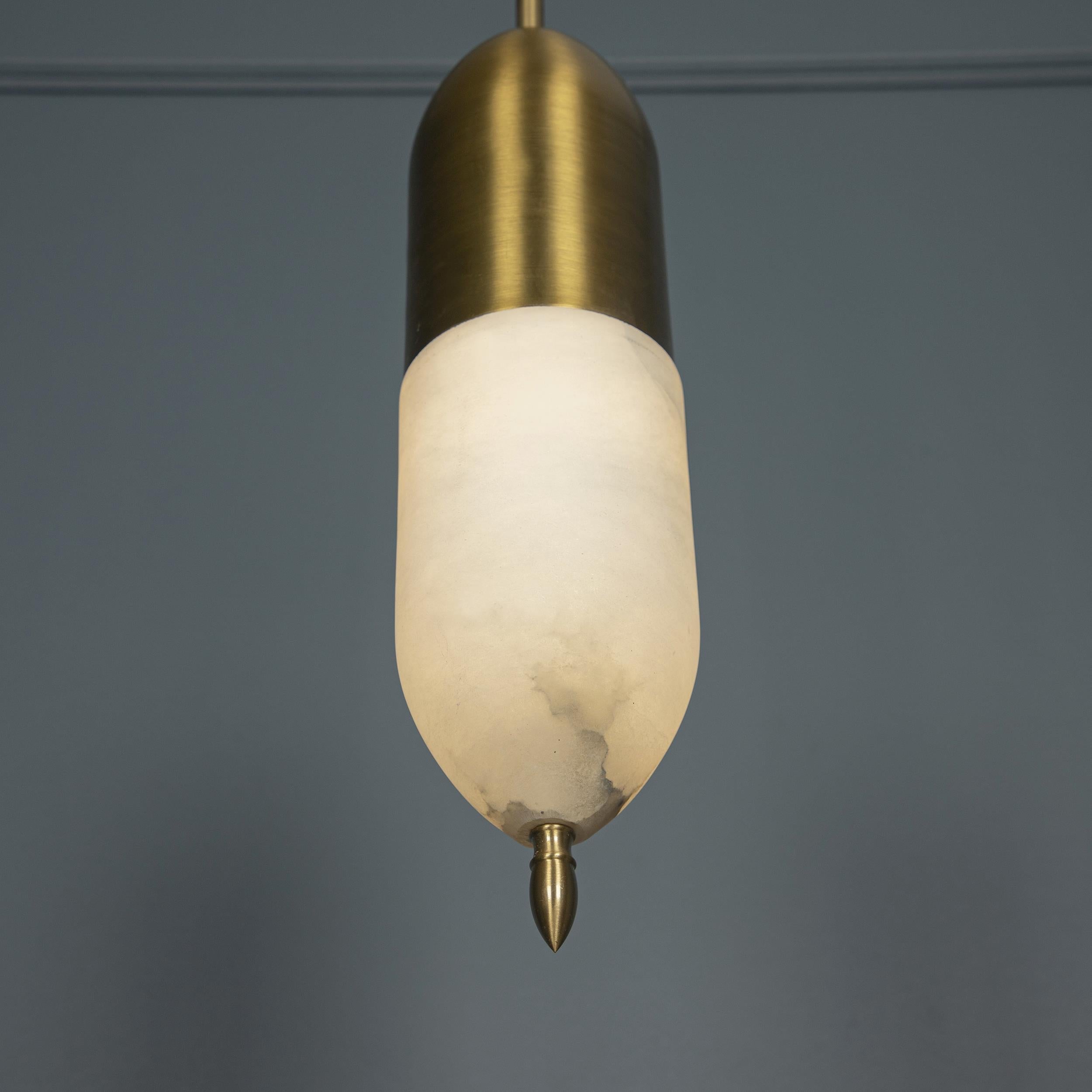 Apollon Antique Marble Led Pendant Light Chandelier 11 Cm - Heka Lighting & Trading Limited
