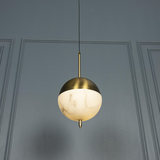 Apollon Antique Led Marble Pendant Light 21 Cm