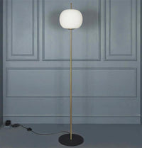Apple Opal Glass Floor Lamp 30 Cm
