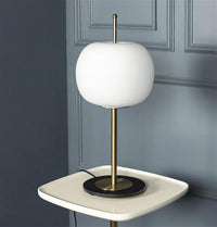 Apple Opal Glass Table Lamp 25 Cm