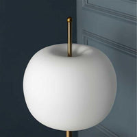 Apple Opal Glass Table Lamp 25 Cm