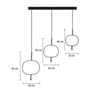 Apple Opal Glass Led Pendant Light Chandelier 25 Cm - Heka Lighting & Trading Limited