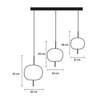 Apple Opal Glass Led Pendant Light Chandelier 30 Cm - Heka Lighting & Trading Limited