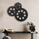 Çark Gear Led Black Wall Sconce 32 Cm - Heka Lighting & Trading Limited