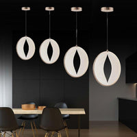 Asena Single Acrylic Led Pendant Light 50 Cm - Heka Lighting & Trading Limited