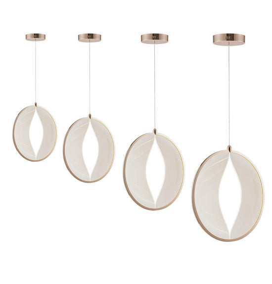 Asena Single Acrylic Led Pendant Light 40 Cm