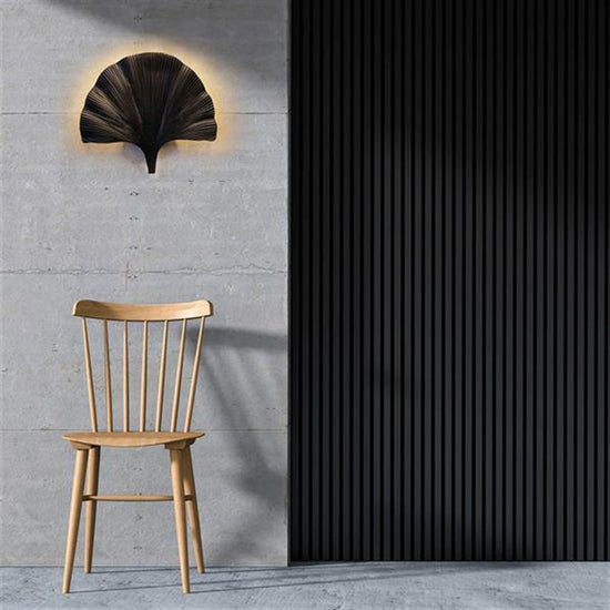 Astara Single Gi̇ngko Leaf Wall Sconce
