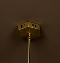 Azor Four Marble Brass Pendant Light - Heka Lighting & Trading Limited