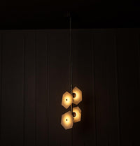 Azor Four Marble Brass Pendant Light - Heka Lighting & Trading Limited