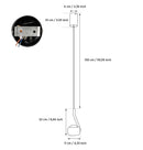 Barlas Single White Glass Led Pendant Light Chandelier - Heka Lighting & Trading Limited