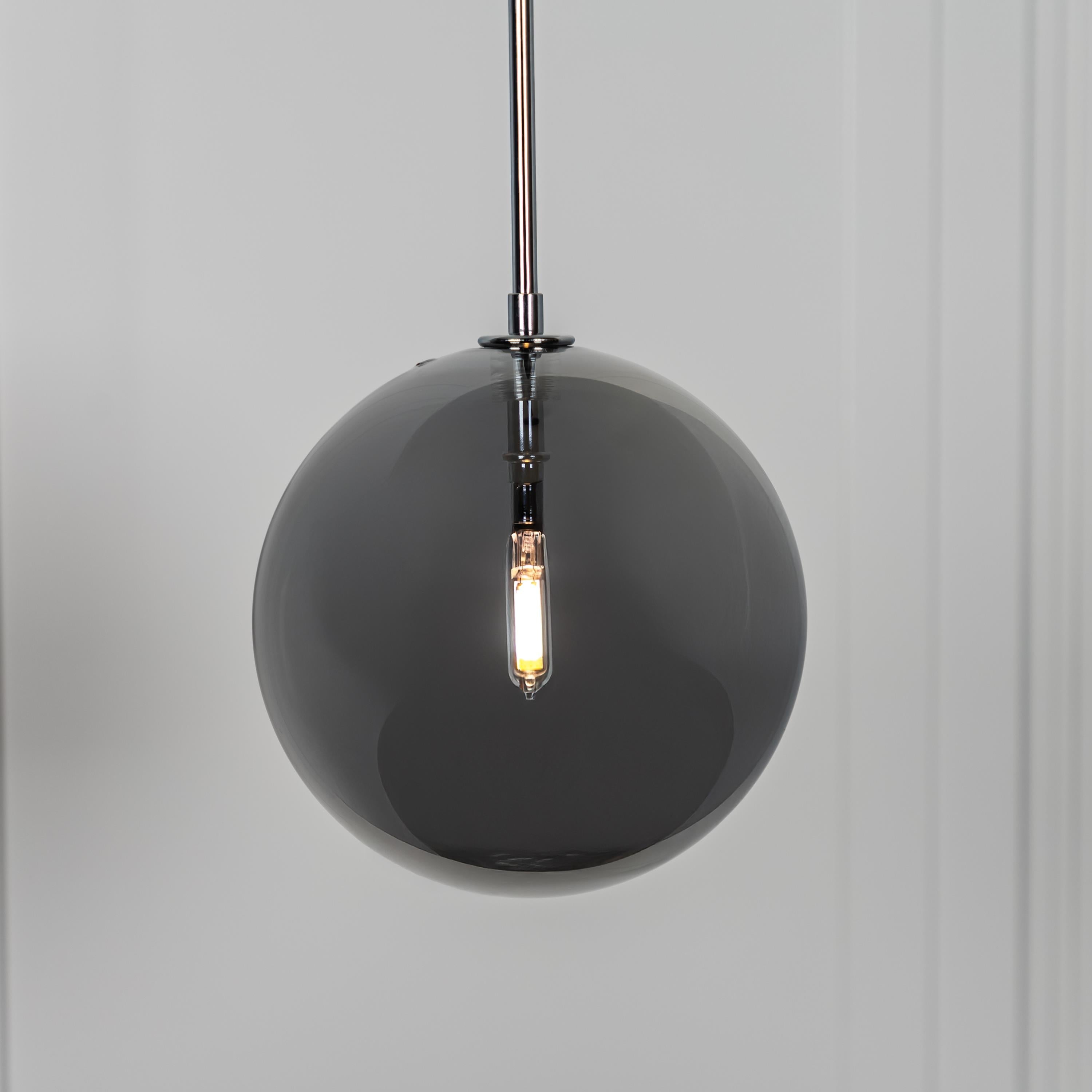 Batur Smoked Pendant Light 15 Cm