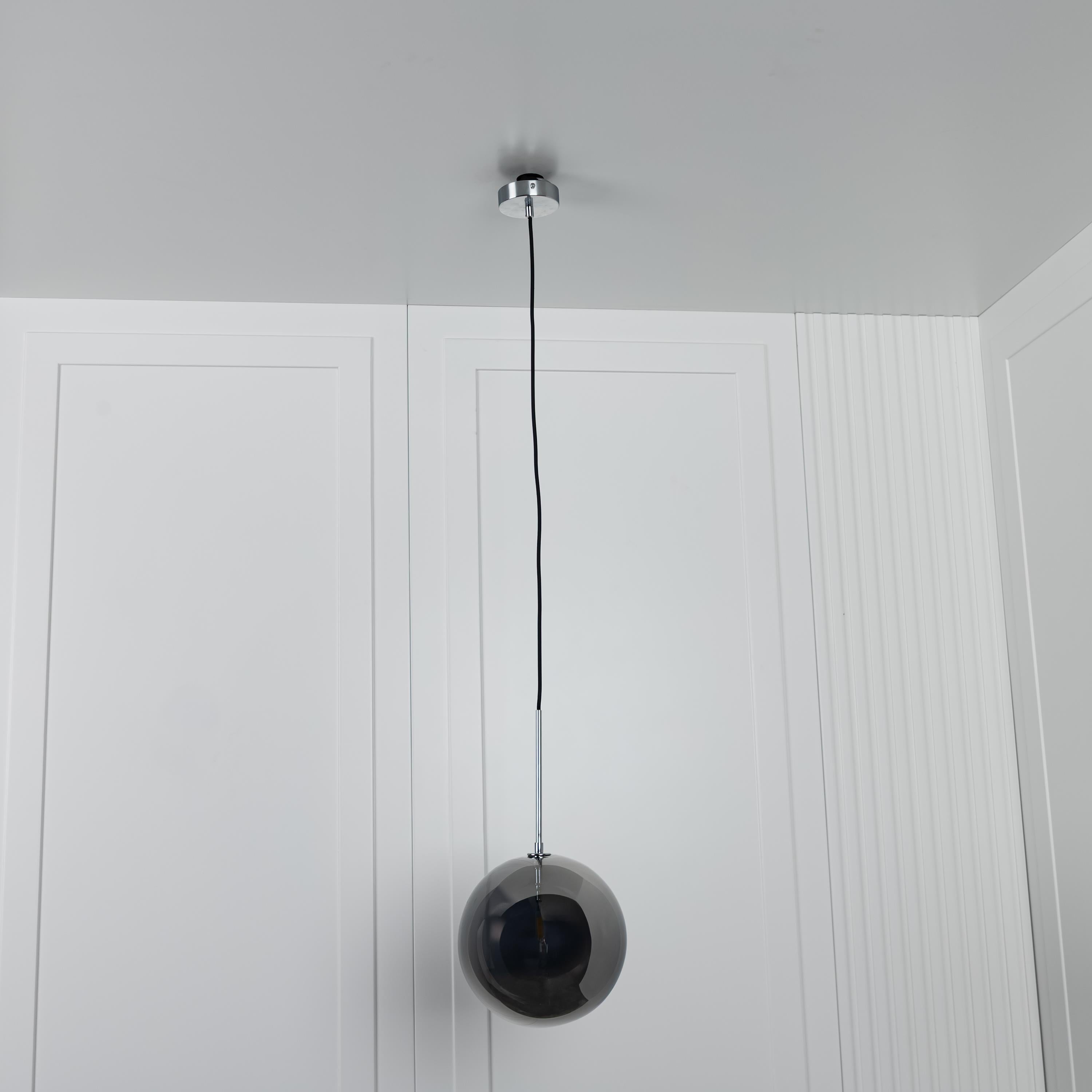 Batur Smoked Pendant Light 20 Cm