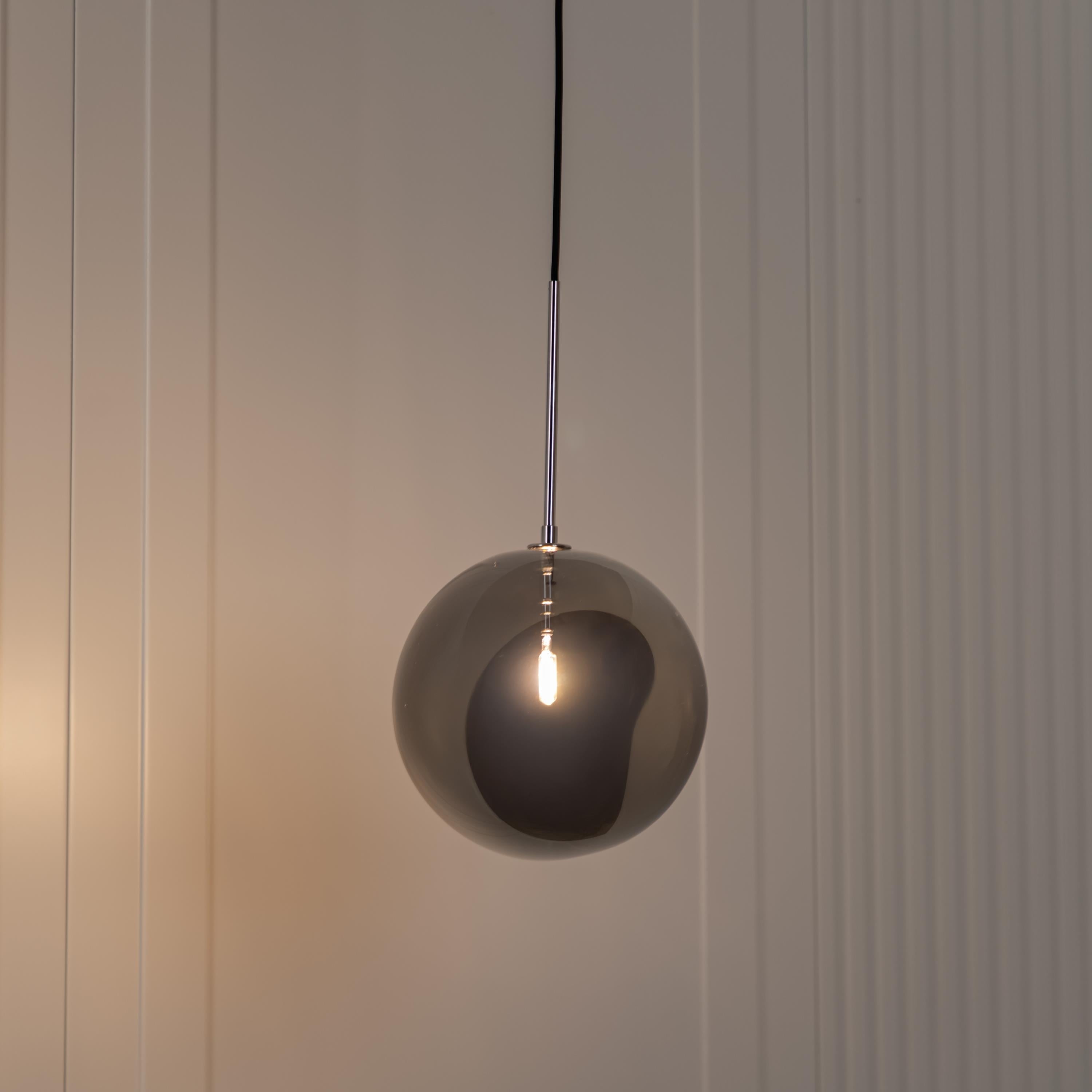 Batur Smoked Pendant Light 20 Cm