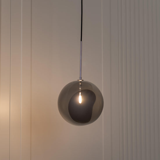 Batur Smoked Pendant Light 20 Cm