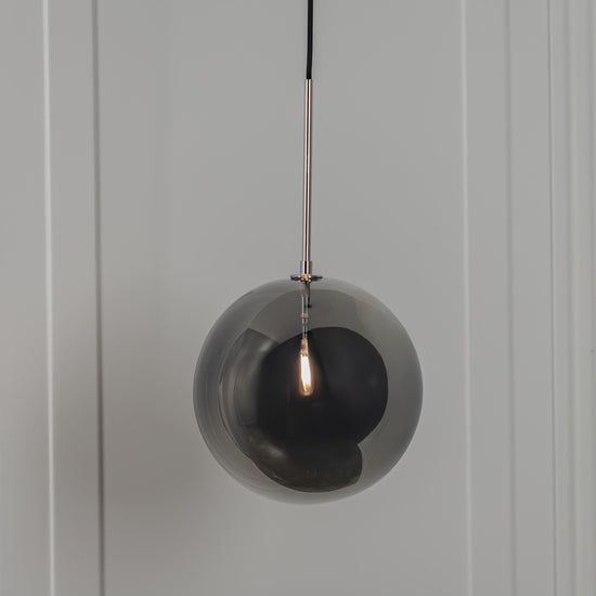 Batur Smoked Pendant Light 25 Cm