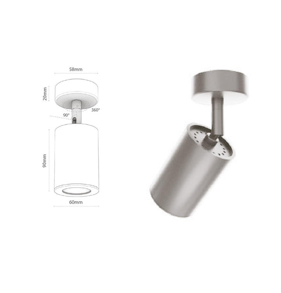 Bella Chrome Flat Spot 6x9 Cm