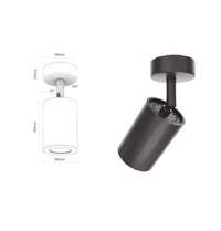 Bella Black Flat Spot 6X9 Cm - Heka Lighting & Trading Limited