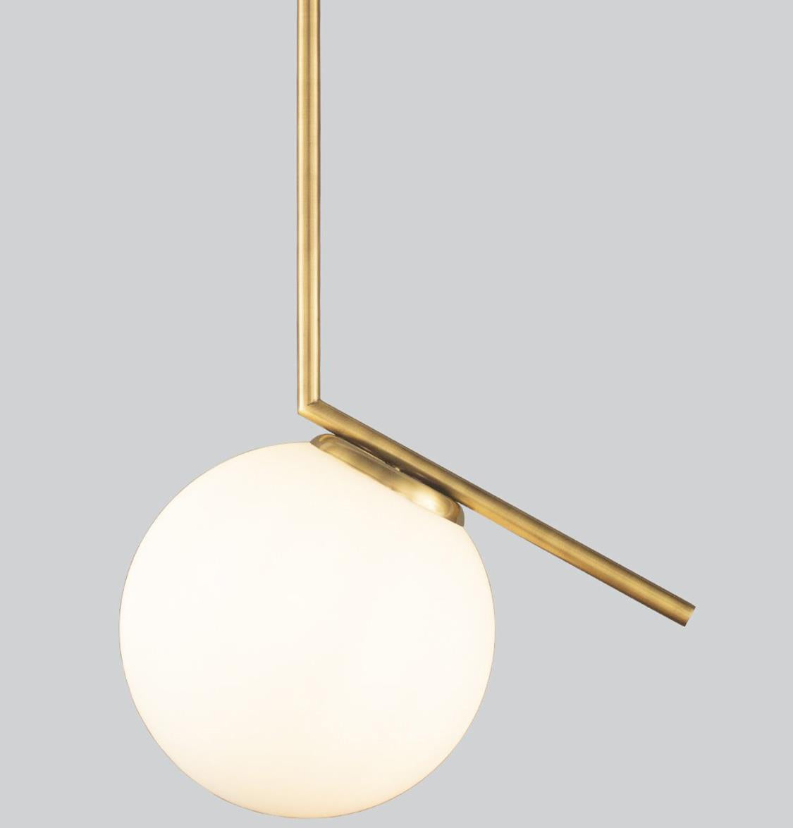 Berde Soft Brass Antique Pendant Light 30 Cm