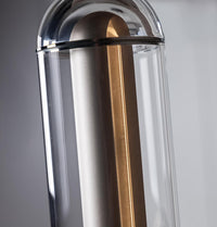 Bermuda Transparent Glass Beige Floor Lamp - Heka Lighting & Trading Limited