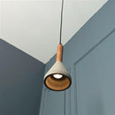 Bono Wenge Gray Wood Concrete Gu10 Pendant Light Chandelier - Heka Lighting & Trading Limited