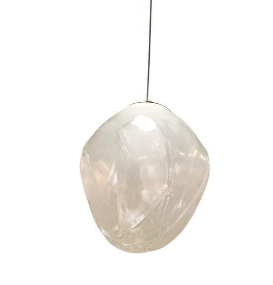 Broome Single Antique Transparent Glass Led Pendant Light Chandelier 16 Cm