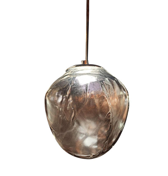 Broome Single Smoked Antique Glass Led Pendant Light Chandelier 22 Cm
