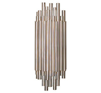 Brubeck Matt Chrome Wall Sconce - Heka Lighting & Trading Limited