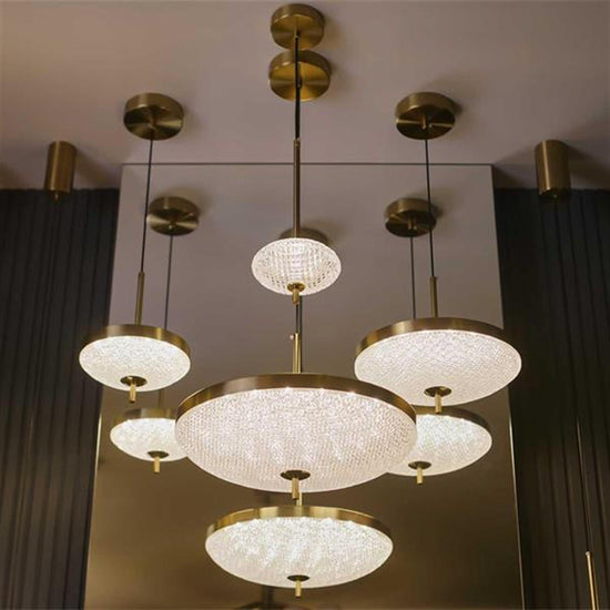 Burkina Antique Transparent Glass Led Pendant Light Chandelier 20 Cm