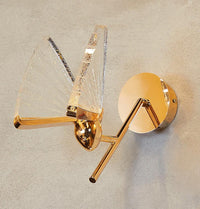 Butterlfy Acrylic Gold Wall Sconce - Heka Lighting & Trading Limited