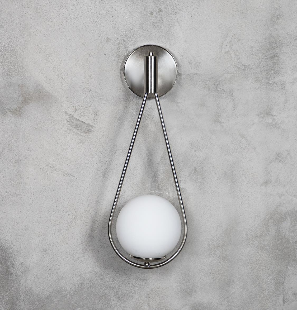 Capella Matte Chrome Wall Sconce - Heka Lighting & Trading Limited