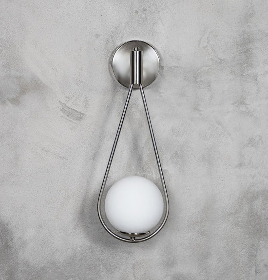 Capella Matte Chrome Wall Sconce