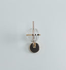 Carina Globe Transparent Acrylic Gold Led Wall Sconce 14 Cm - Heka Lighting & Trading Limited