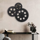 Çark Gear Led Black Wall Sconce 18 Cm - Heka Lighting & Trading Limited