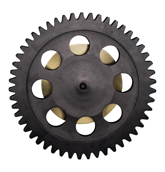 Çark Gear Led Black Wall Sconce 32 Cm
