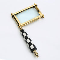 Checkered Gold Magnifier
