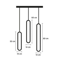 Dara Antique Led Pendant Light Chandelier 80 Cm - Heka Lighting & Trading Limited