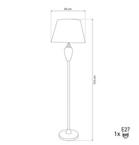 Debre Dark Antique Green Porcelain Floor Lamp - Heka Lighting & Trading Limited