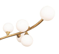 Demet 13-Piece Antique Glass Decorative Dining Tabletop Chandelier - Heka Lighting & Trading Limited