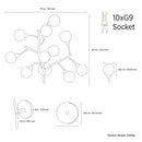 Demet Black Wall Sconce 10'S - Heka Lighting & Trading Limited