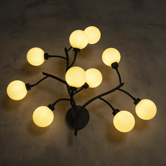 Demet Black Wall Sconce 10'S