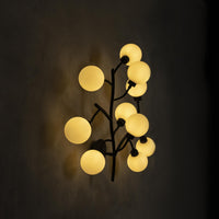 Demet Black Wall Sconce 10'S - Heka Lighting & Trading Limited