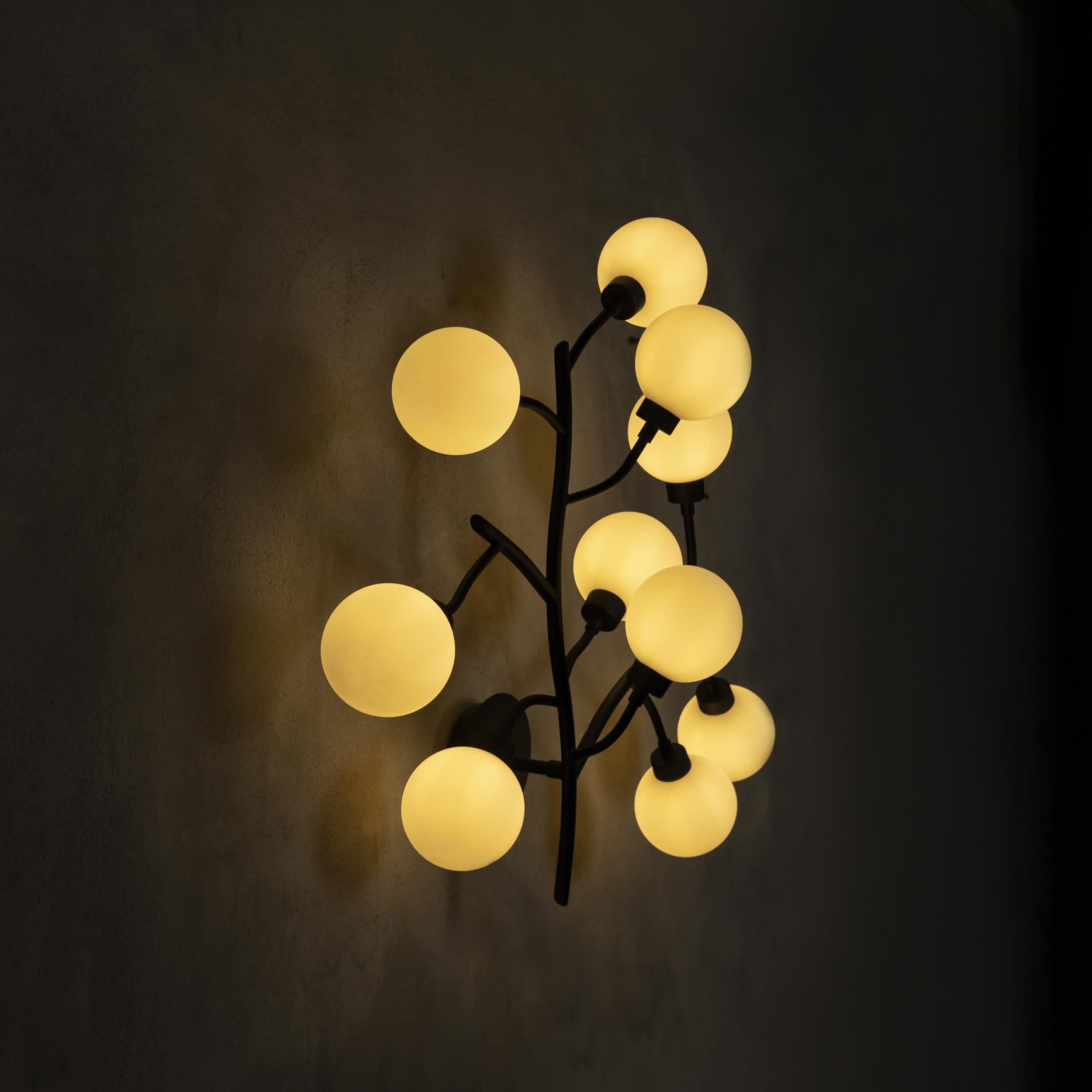 Demet Black Wall Sconce 10'S - Heka Lighting & Trading Limited